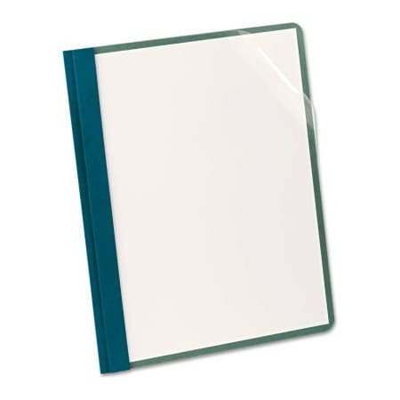 Esselte Earthwise  by Oxford  Recycled Clear Front Report Covers, Letter Size, Blue, 25/Box 57872